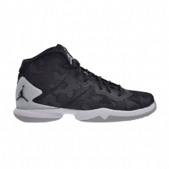 Air Jordan Super.fly 4 Sort Grå Sko Herre
