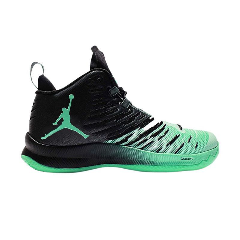 Air Jordan Super.fly 5 Grøn Sort Hvid Sko Herre
