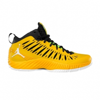 Air Jordan Super.fly Gul Sort Sko Herre
