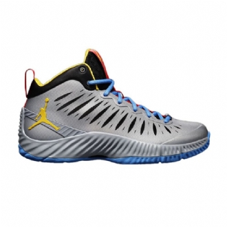 Air Jordan Super.fly Rttg Grå Blå Sort Sko Herre