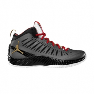 Air Jordan Super.fly Rttg Sort Guld Rød Hvid Sko Herre