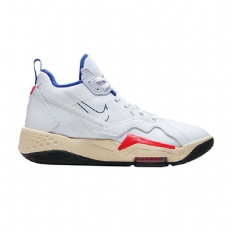 Air Jordan Zoom '92 Hvid Blå Sko Dame