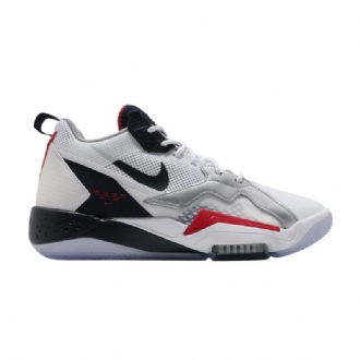 Air Jordan Zoom '92 Hvid Rød Sølv Sko Herre