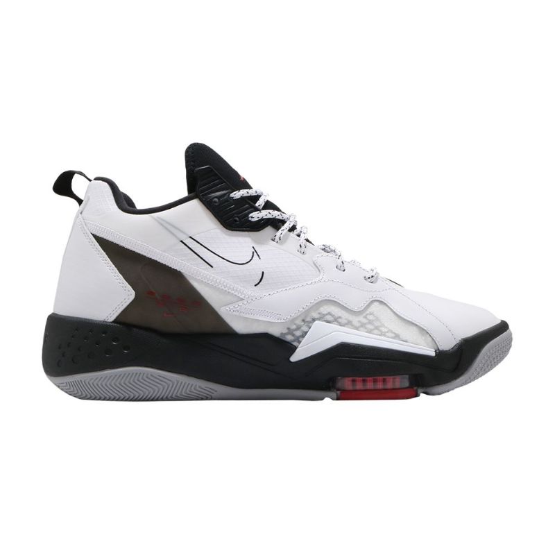 Air Jordan Zoom '92 Hvid Sort Rød Grå Sko Herre