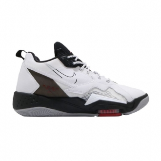 Air Jordan Zoom '92 Hvid Sort Rød Grå Sko Herre