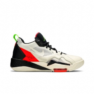 Air Jordan Zoom '92 Hvid Sort Rød Grøn Sko Herre
