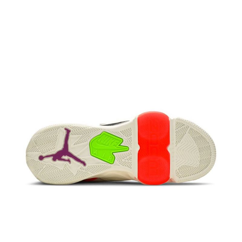 Air Jordan Zoom '92 Hvid Sort Rød Grøn Sko Herre