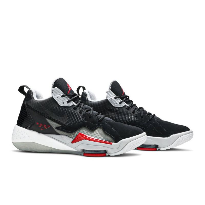Air Jordan Zoom '92 Sort Grå Rød Sko Herre