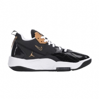 Air Jordan Zoom '92 Sort Guld Hvid Sko Herre