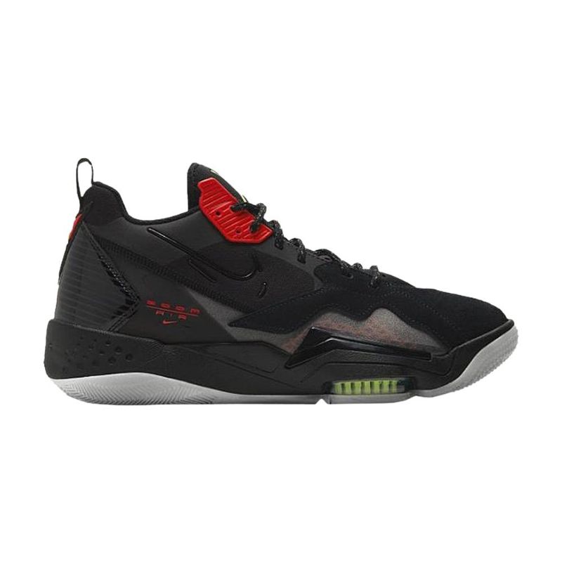 Air Jordan Zoom '92 Sort Rød Grå Grøn Sko Herre
