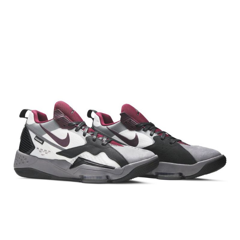 Air Jordan Zoom Paris Saint-germain '92 Grå Hvid Sort Bordeaux Sko Herre