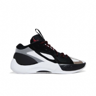 Air Jordan Zoom Separate Sort Hvid Grå Rød Sko Herre