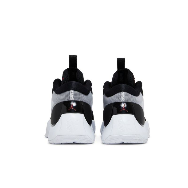 Air Jordan Zoom Separate Sort Hvid Grå Rød Sko Herre