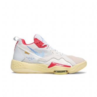 Air Jordan Zoom Union La '92 Hvid Rød Blå Sko Herre