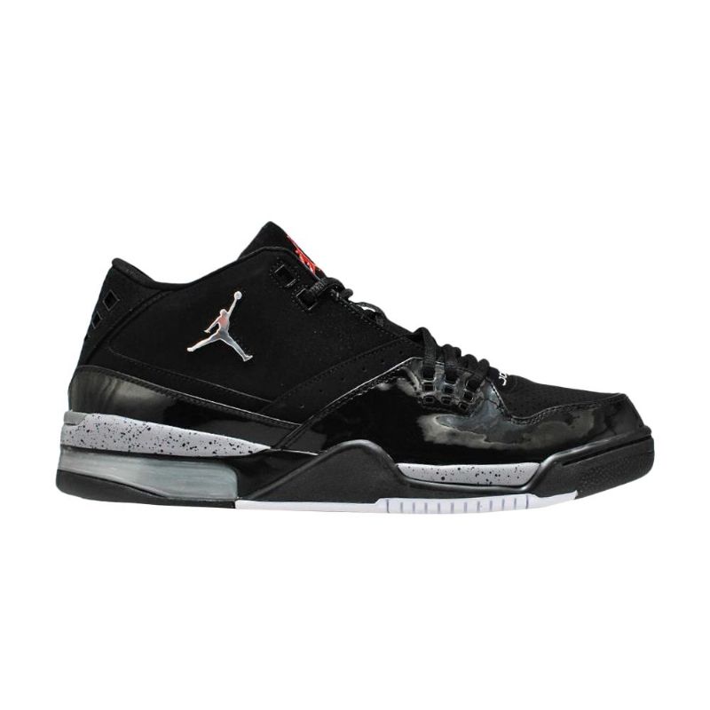 Air Jordan Flight 23 Sort Sølv Rød Grå Sko Herre