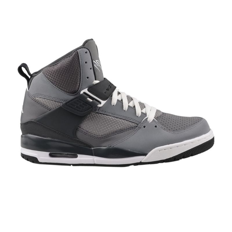 Air Jordan Flight 45 High Grå Sort Hvid Sko Herre