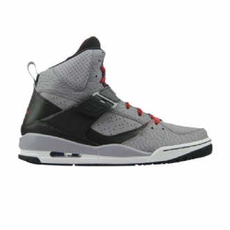 Air Jordan Flight 45 High Grå Sort Rød Sko Herre