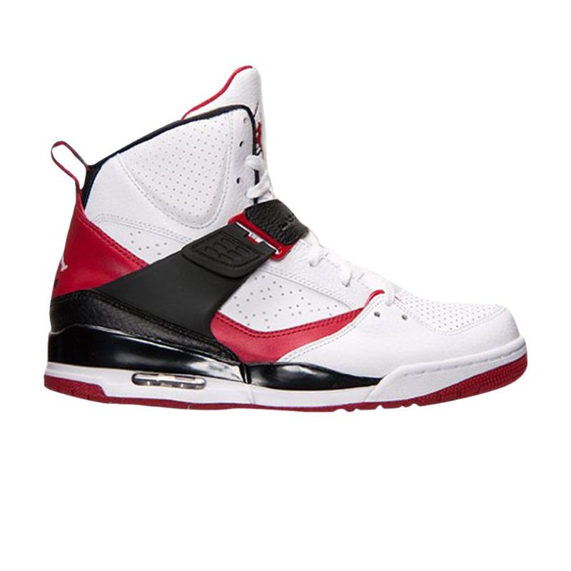 Air Jordan Flight 45 High Hvid Rød Sort Sko Herre