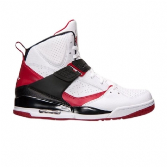 Air Jordan Flight 45 High Hvid Rød Sort Sko Herre