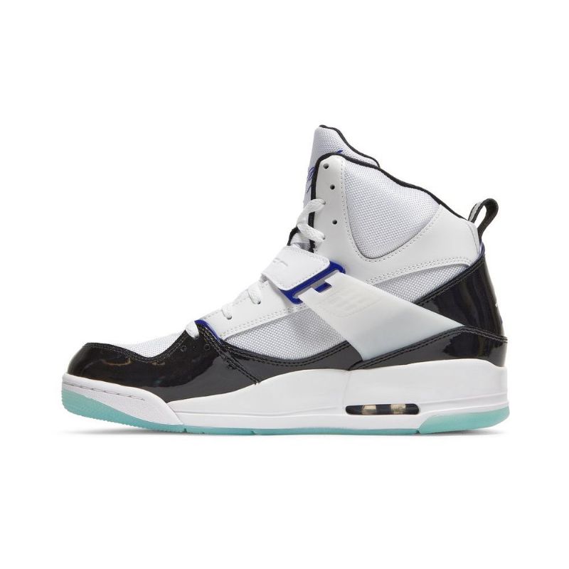 Air Jordan Flight 45 High Hvid Sort Sko Herre