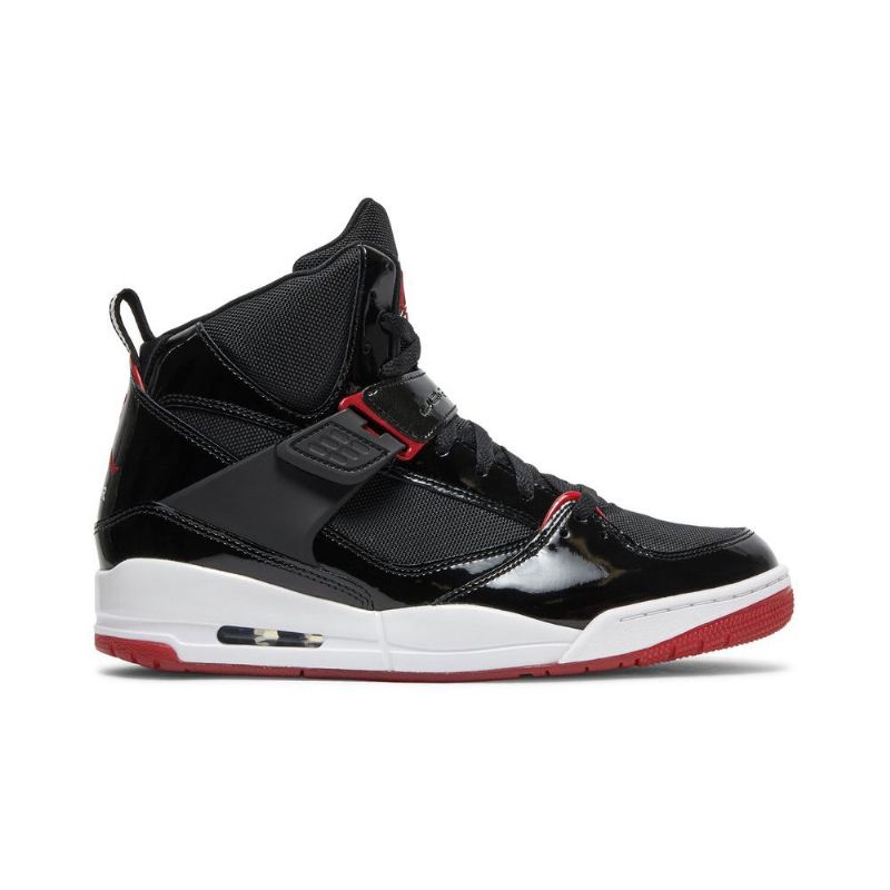 Air Jordan Flight 45 High Sort Hvid Rød Sko Herre