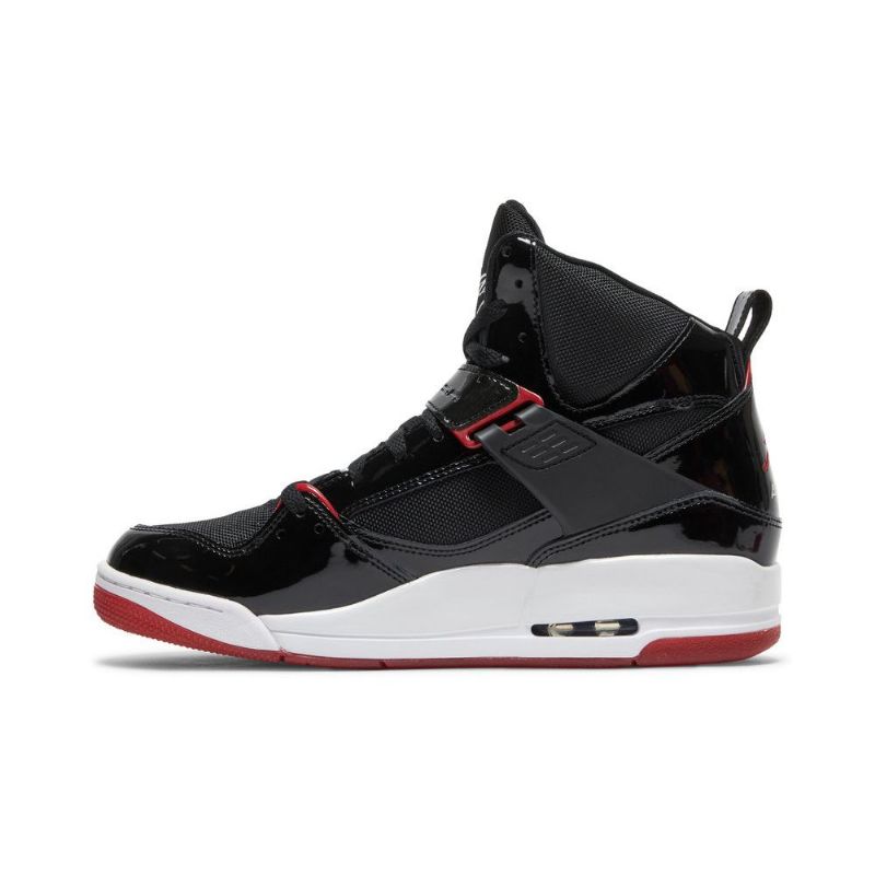 Air Jordan Flight 45 High Sort Hvid Rød Sko Herre