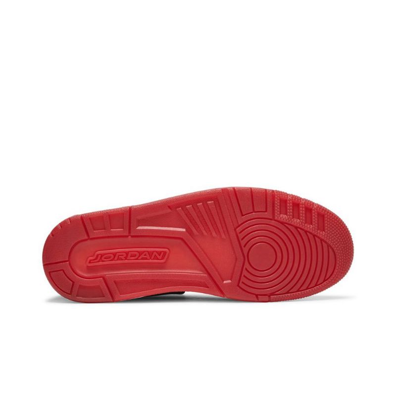 Air Jordan Flight 45 High Sort Hvid Rød Sko Herre