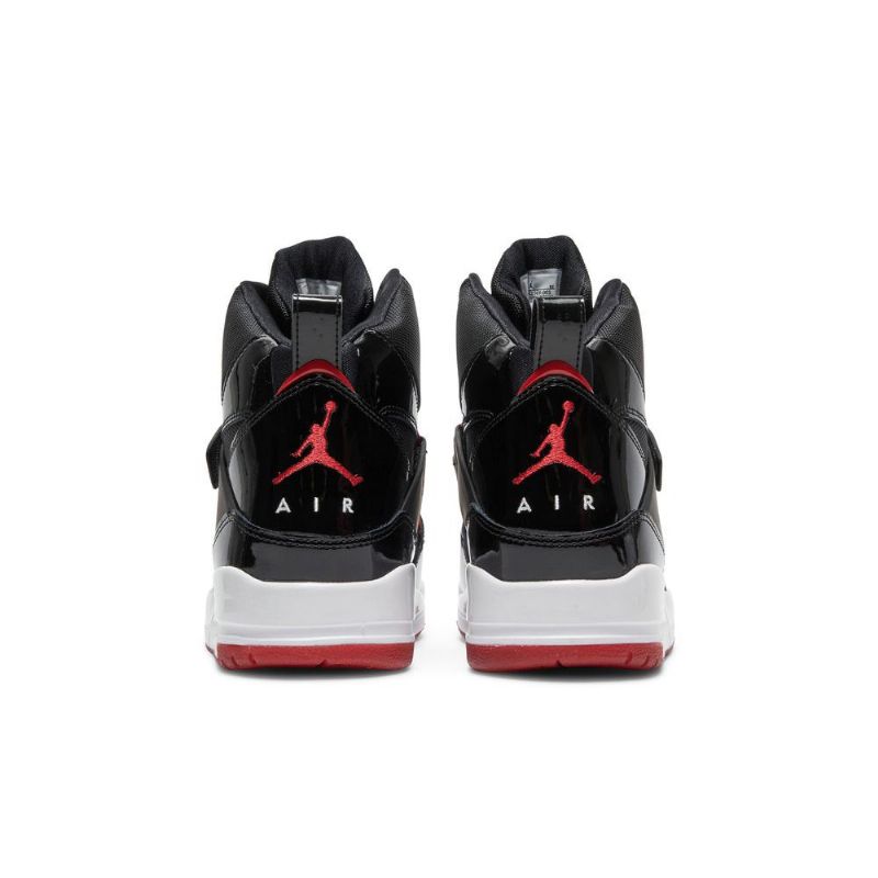 Air Jordan Flight 45 High Sort Hvid Rød Sko Herre
