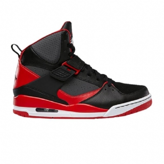 Air Jordan Flight 45 High Sort Rød Hvid Sko Herre