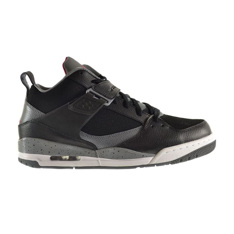 Air Jordan Flight 45 Sort Grå Hvid Rød Sko Herre