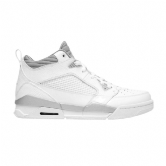 Air Jordan Flight 9 Hvid Grå Sko Herre