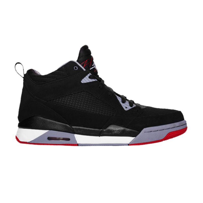Air Jordan Flight 9 Sort Grå Rød Hvid Sko Herre