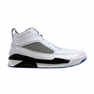 Air Jordan Flight 9.5 Hvid Blå Sort Sko Herre