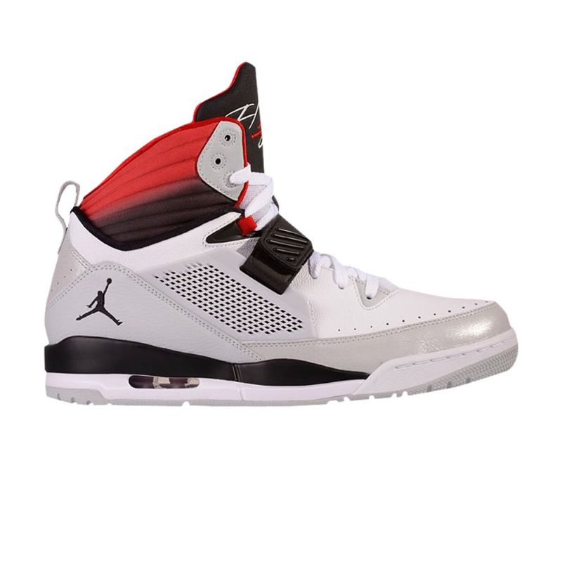 Air Jordan Flight 97 Hvid Sort Rød Grå Sko Herre