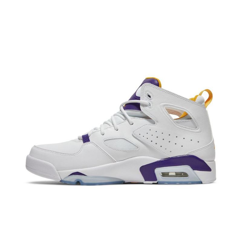 Air Jordan Flight Club 91 Hvid Lilla Guld Sko Herre