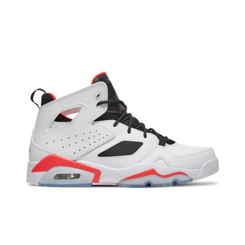 Air Jordan Flight Club 91 Hvid Sort Rød Sko Herre