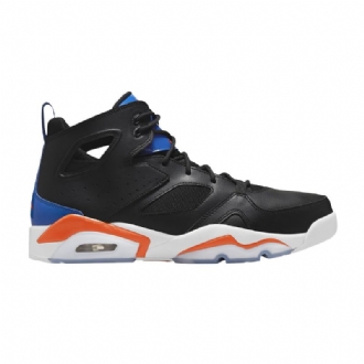 Air Jordan Flight Club 91 Sort Blå Orange Hvid Sko Herre