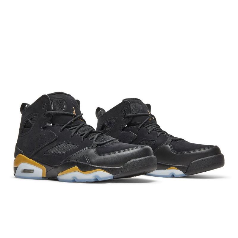 Air Jordan Flight Club 91 Sort Guld Sko Herre