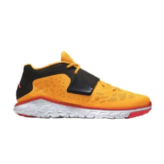 Air Jordan Flight Flex Trainer 2 Orange Sort Rød Hvid Sko Herre