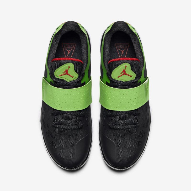 Air Jordan Flight Flex Trainer 2 Sort Grøn Hvid Rød Sko Herre
