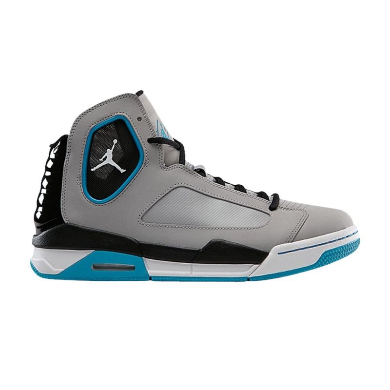Air Jordan Flight Luminary Sølv Turkis Sort Hvid Sko Herre