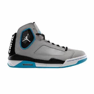 Air Jordan Flight Luminary Sølv Turkis Sort Hvid Sko Herre