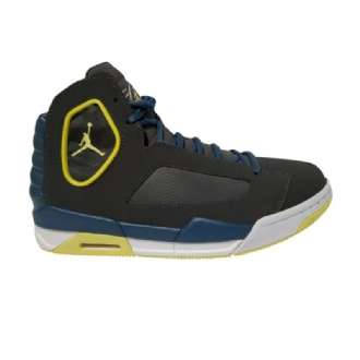 Air Jordan Flight Luminary Sort Gul Blå Hvid Sko Herre