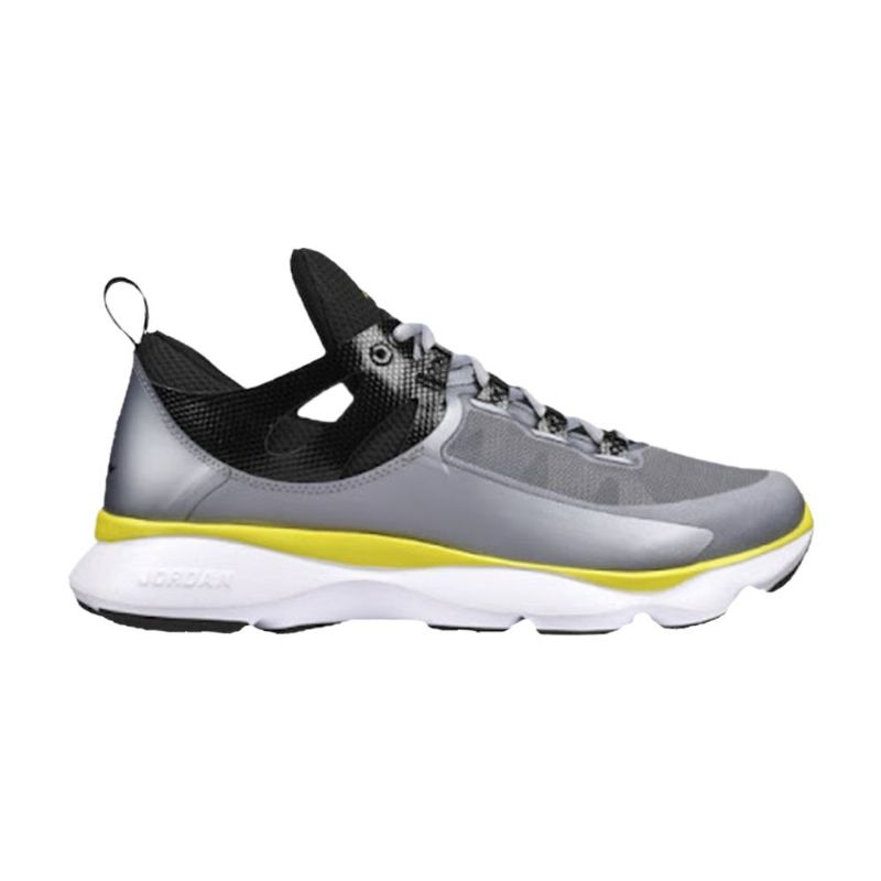 Air Jordan Flight Runner Grå Sort Gul Sko Herre