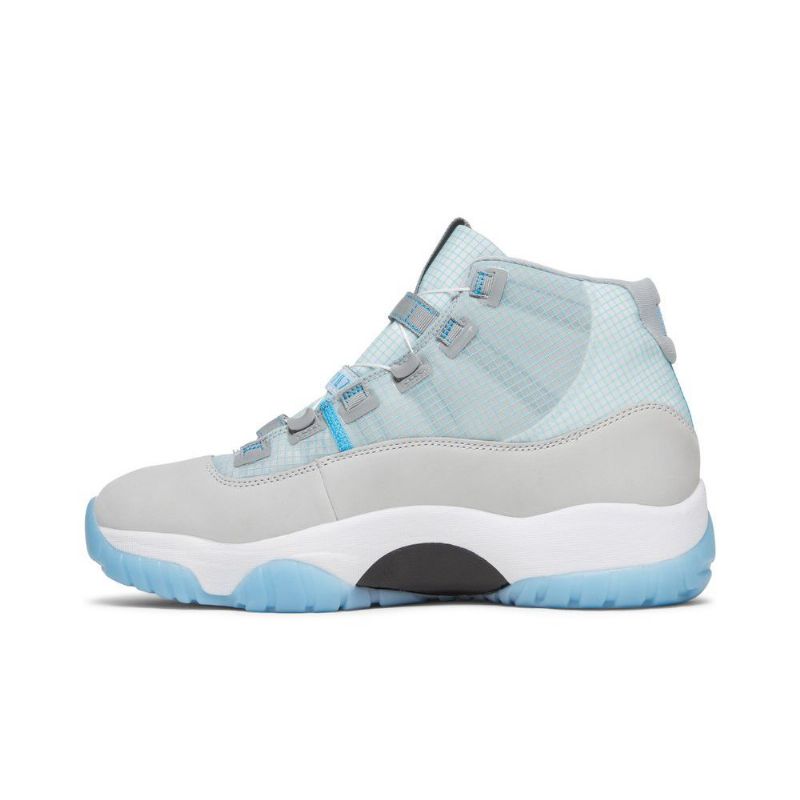 Air Jordan 11 Adapt Hvid Blå Sko Herre