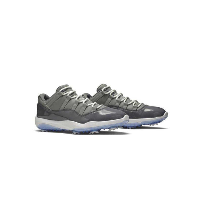 Air Jordan 11 Low Golf Grå Hvid Sko Herre