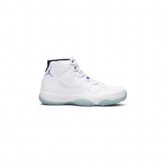 Air Jordan 11 Retro Hvid Blå Sko Herre