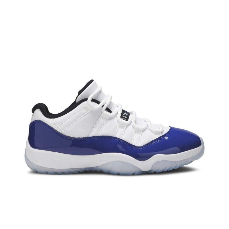 Air Jordan 11 Retro Low Hvid Blå Sort Sko Dame