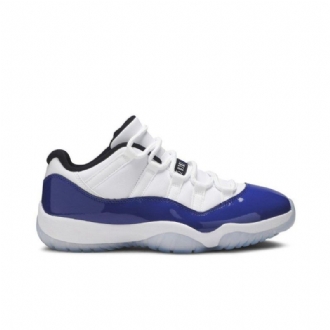 Air Jordan 11 Retro Low Hvid Blå Sort Sko Dame