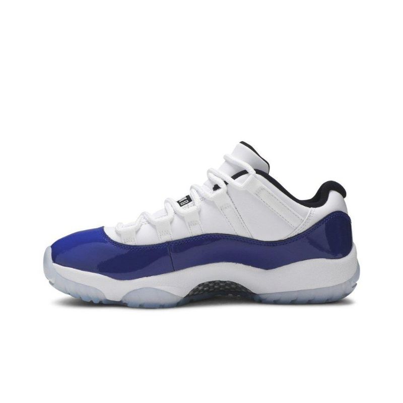 Air Jordan 11 Retro Low Hvid Blå Sort Sko Dame